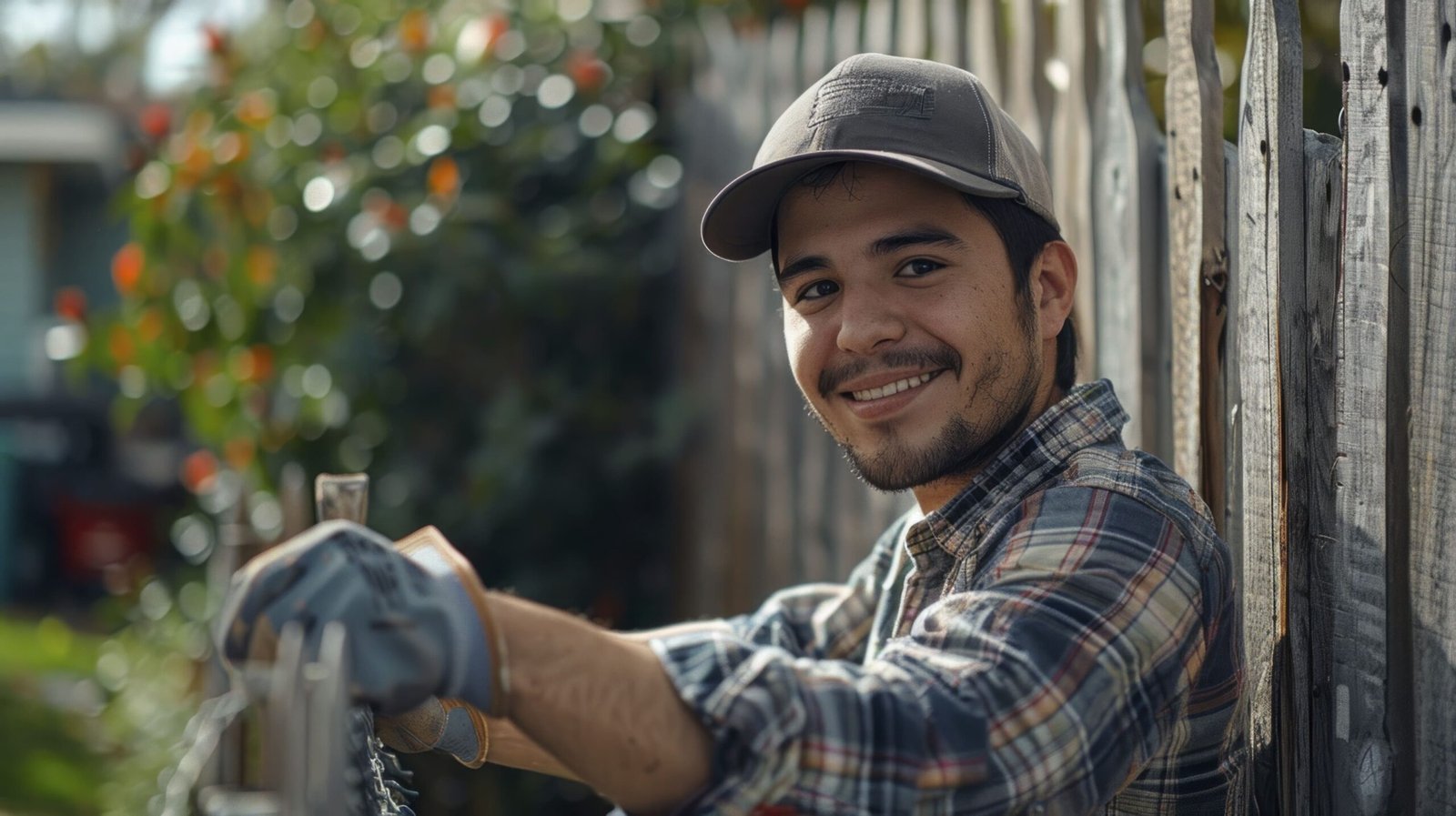 técnico sonriente manuel mirando a cámara mientra sonríe